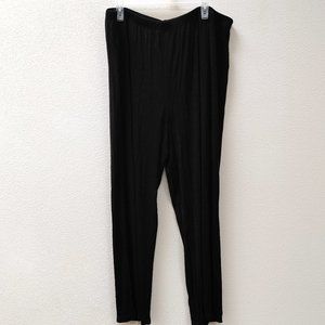 2 PAIRS OF  black pants. size  P3x by SLINKY BRAND AND THE QUACKER FACTORY